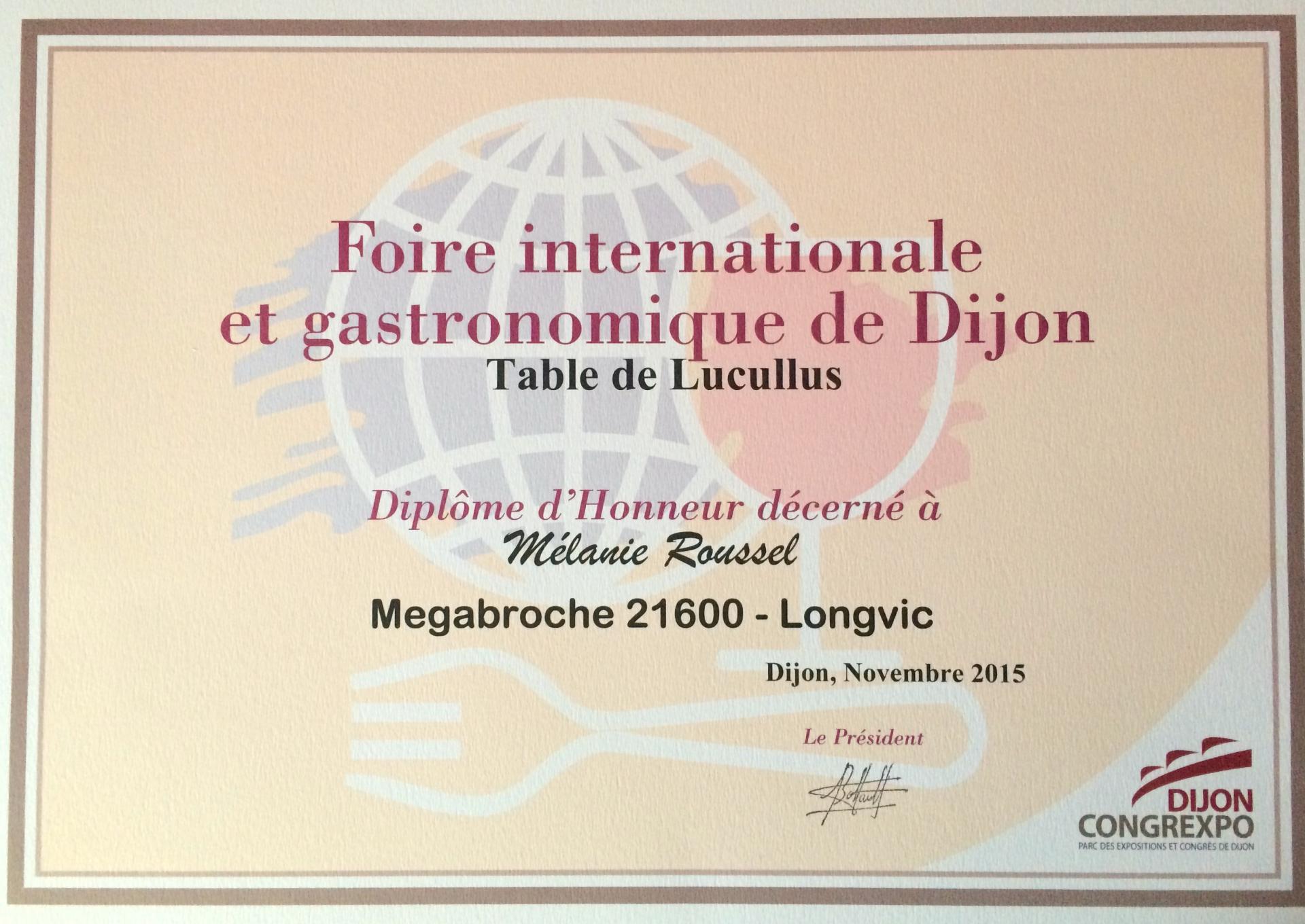 Foire internationale gastronomique de Dijon